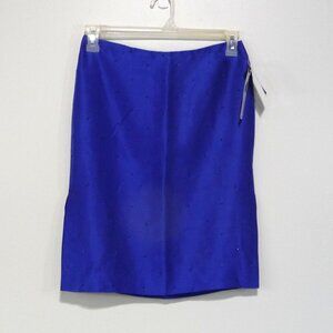 Ralph Lauren 100% Silk Skirt Beaded Size 6